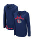 Women's Navy Gonzaga Bulldogs My Lover Lightweight Hooded Long Sleeve T-shirt