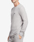 Фото #3 товара Men's Waffle-Knit Long-Sleeve Crewneck Top