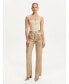 ფოტო #2 პროდუქტის Women's Metallic Straight Leg Jeans