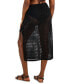 Фото #2 товара Women's Crochet Side-Tie Skirt Cover-Up, Created for Macy's