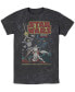 Фото #1 товара Men's Star Wars Great Space Fantasy Short Sleeve Mineral Wash T-shirt