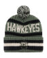 Men's Green Iowa Hawkeyes OHT Military-Inspired Appreciation Bering Cuffed Knit Hat with Pom