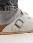 Birkenstock Boston clogs in eggshell wool