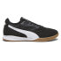 Фото #1 товара Puma King Top Indoor Training Soccer Mens Black Sneakers Athletic Shoes 10734901