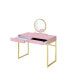 Фото #3 товара Coleen Vanity Desk with Mirror & Jewelry Tray In & Finish