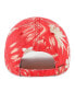 Фото #2 товара Men's Red Wisconsin Badgers Tropicalia Clean Up Adjustable Hat