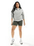 In The Style Plus sculpt and control legging short in khaki