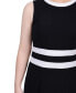 Women's Elbow Sleeve Colorblocked Dress, 2 Piece Set