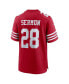 Men's Trey Sermon Scarlet San Francisco 49ers Player Game Jersey