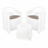 Table Set with 2 Armchairs IPAE Progarden Luna sluc06bg White Garden (3 Pieces)