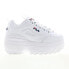 Фото #1 товара Fila Disruptor II Wedge 5FM00704-125 Womens White Lifestyle Sneakers Shoes