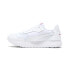 Фото #3 товара Puma R78 Voyage Tumbled Lace Up Womens White Sneakers Casual Shoes 39863901