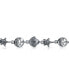 ფოტო #3 პროდუქტის Tropical Beach Vacation Nautical Multi Charm Sand Dollar Sea Shell Starfish Link Bracelet For Women Oxidized .925 Sterling Silver 7.5 Inch