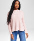 ფოტო #1 პროდუქტის Women's Ribbed Mockneck Sweater, Created for Macy's