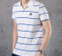 Фото #4 товара Поло мужское Adidas YARN DYE 产织休闲条纹短袖 FT2831 белое