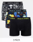 Фото #1 товара Jack & Jones 3 pack trunks in skull print