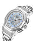 ფოტო #3 პროდუქტის Men's Saxon Multifunction Silver Stainless Steel Watch, 48mm