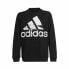 Фото #2 товара Толстовка без капюшона детская Adidas Sweat Logo Чёрный