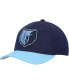 Men's Navy, Light Blue Memphis Grizzlies MVP Team Two-Tone 2.0 Stretch-Snapback Hat Navy, Light Blue - фото #1