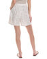 Johnny Was Adele Trapunto Belted Linen Short Women's