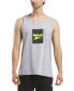 Men's Graphic Tank Hth Grey, S - фото #1