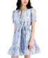 Фото #4 товара Платье с принтом цветов и полосок на завязках Nautica Jeans