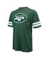 Men's Threads Aaron Rodgers Green Distressed New York Jets Name and Number Oversize Fit T-shirt