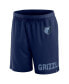 ფოტო #3 პროდუქტის Men's Navy Memphis Grizzlies Free Throw Mesh Shorts