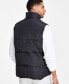 ფოტო #2 პროდუქტის Men's Solid-Color Quilted Puffer Vest