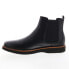 Фото #8 товара Dunham Clyde Chelsea CI2307 Mens Black Extra Wide Leather Chelsea Boots 8