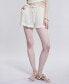 ფოტო #13 პროდუქტის Women's Plisse Paper Bag Short