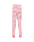 ფოტო #10 პროდუქტის Baby Boys Cotton Pajama Set, Coral Stripe