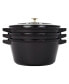 Фото #2 товара Cast Iron 4 Piece Stackable Set