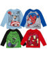 ფოტო #1 პროდუქტის Spiderman Toddler| Child Boys Long Sleeve Graphic T-Shirt Gray/Blue/Red/Green