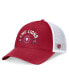 Фото #4 товара Men's Crimson/White Loyola Marymount Lions Free Kick Trucker Adjustable Hat