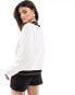 Фото #3 товара Mango v neck knitted top in white