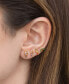 ფოტო #2 პროდუქტის Crystal Multi-Color Disney Princess Mulan Stud Earring Set