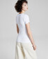 ფოტო #3 პროდუქტის Women's Seamless Short-Sleeve Top, Created for Macy's