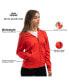 ფოტო #6 პროდუქტის Women's Premium Zip-Up Hoodie with Smooth Matte Finish & Cozy Fleece Inner Lining Sweater with Hood