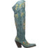 Фото #2 товара Dan Post Boots Flower Child Snip Toe Cowboy Womens Blue Dress Boots DP3271