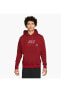 Фото #1 товара Sportswear Club Men's Fleece Pullover Hoodie - Red