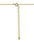 2-Pc. Set Cubic Zirconia Pavé Moon & Solitaire Pendant Necklaces, Created for Macy's