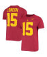 Фото #2 товара Men's Drake London Cardinal USC Trojans 2022 NFL Draft Name and Number T-shirt