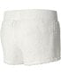 Фото #3 товара Women's Cream Miami Heat Fluffy Long Sleeve Hoodie T-shirt Shorts Sleep Set