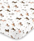 Desert Sunset Horse Super Soft Fitted Mini Crib Sheet