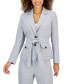 ფოტო #4 პროდუქტის Women's Belted Safari Jacket Pantsuit, Regular & Petite Sizes