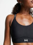 Under Armour Infinity Covered mid support sports bra in black