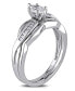 ფოტო #2 პროდუქტის Certified Diamond (1/2 ct. t.w.) Marquise-Shape Bridal Set in 14k White Gold