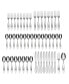 Фото #1 товара Tonya 50-PC Flatware Set, Service for 8