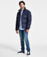 Фото #4 товара Men's Mixed-Media Puffer Jacket